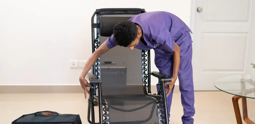 Portal setup done by dental assistant