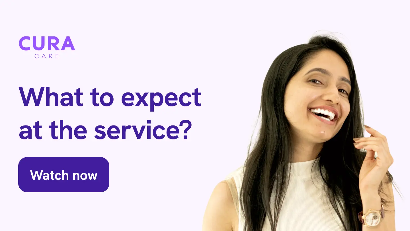 What to expect with CURA Care at-home services?